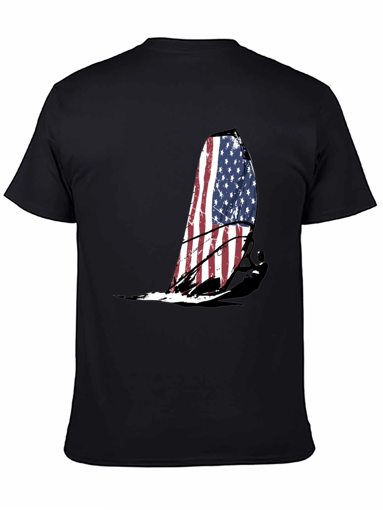 American Flag Sailboat T-Shirt