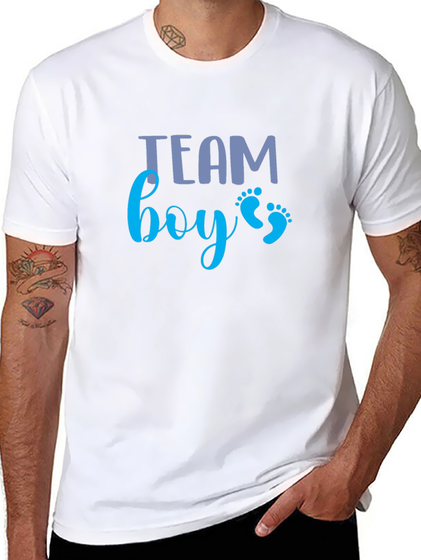 Team Boy T-Shirt - Baby Shower Gender Reveal
