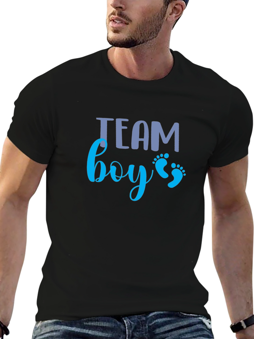 Team Boy T-Shirt - Baby Shower Gender Reveal