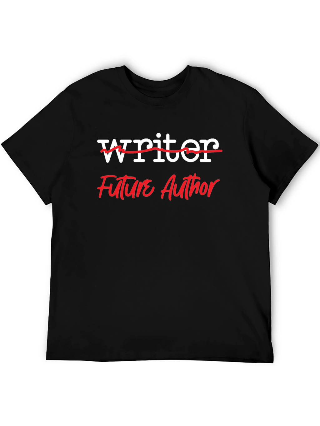 Future Author T-Shirt - Black Novelty Tee