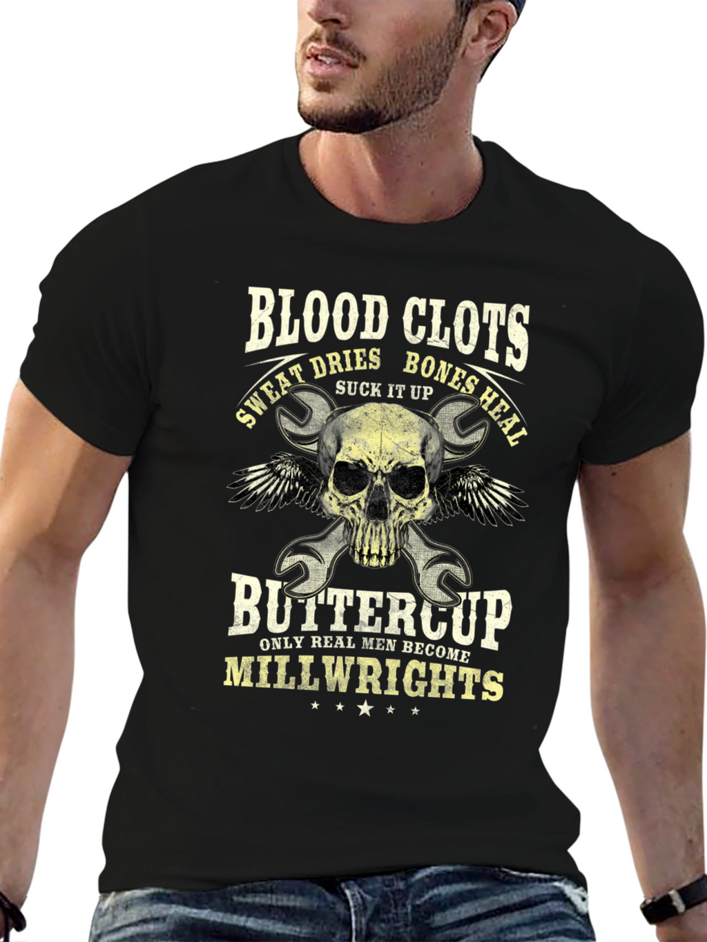 Blood Clots Bones Heal Millwright T-Shirt