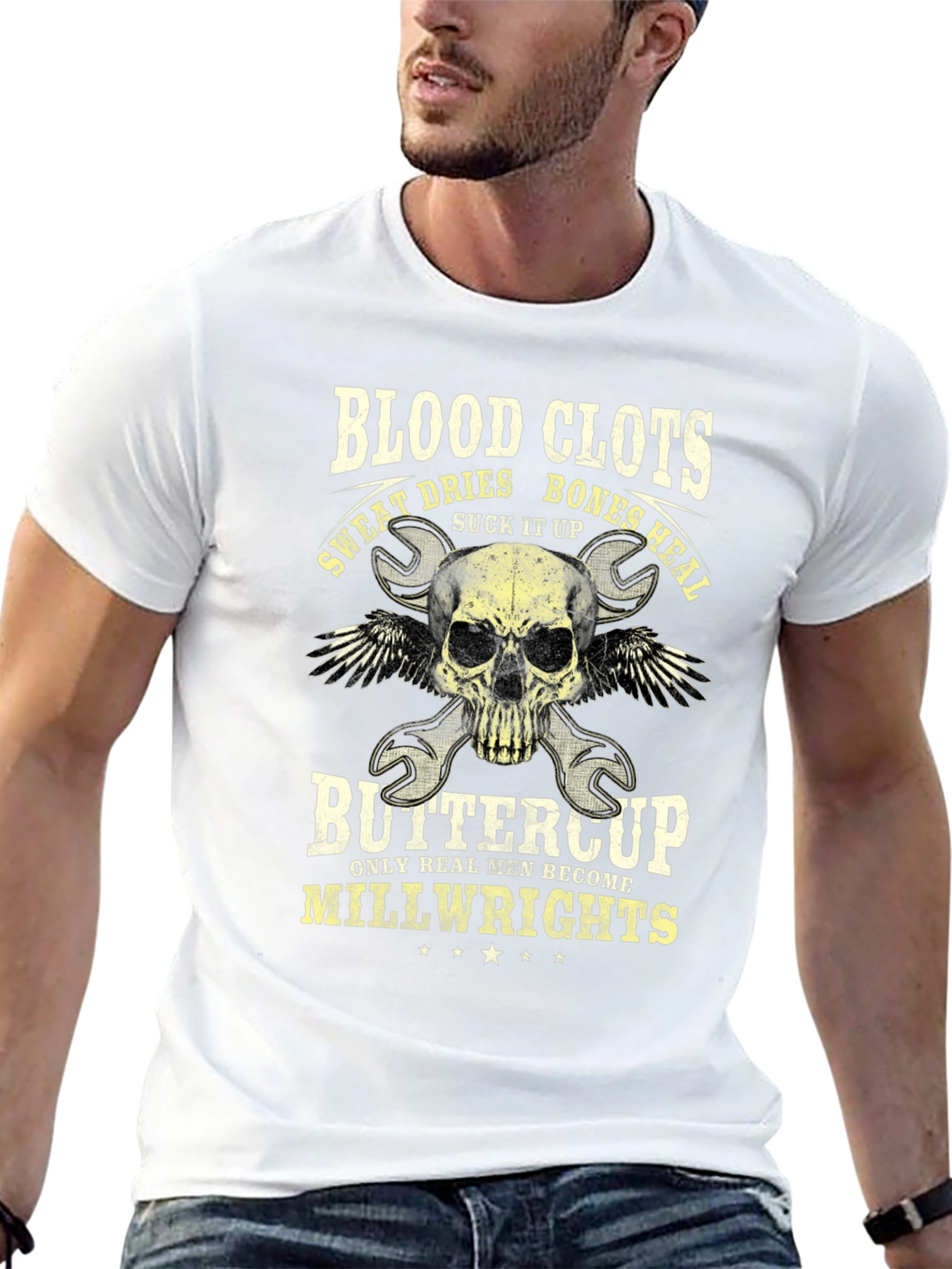 Blood Clots Bones Heal Millwright T-Shirt