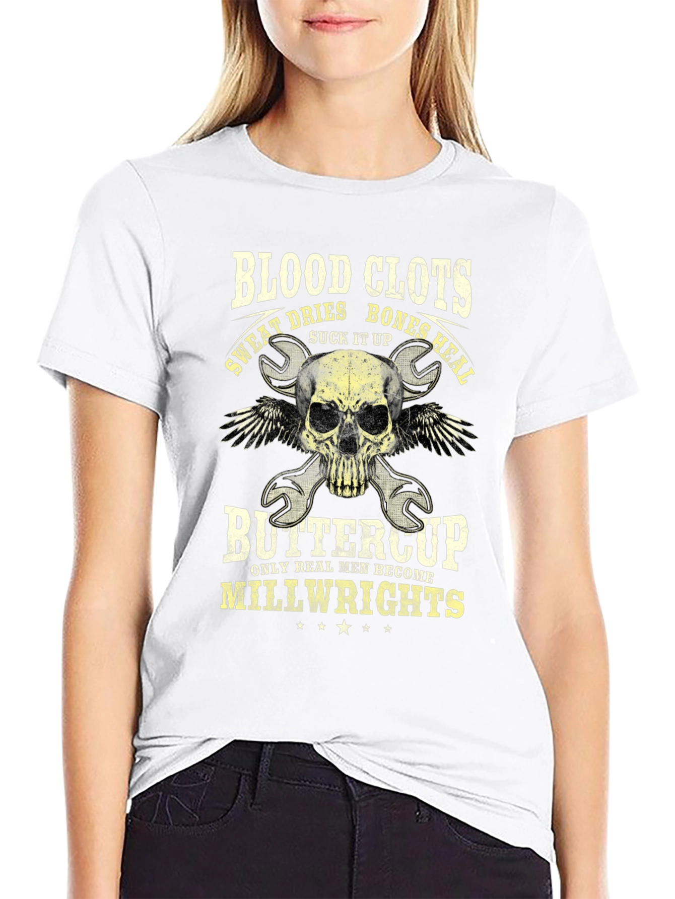 Blood Clots Bones Heal Millwright T-Shirt