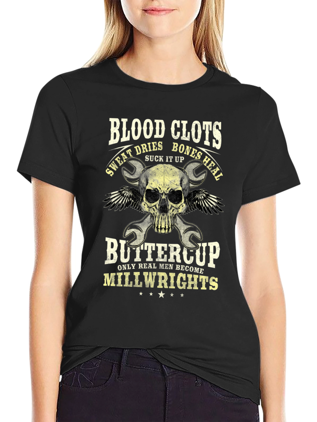 Blood Clots Bones Heal Millwright T-Shirt