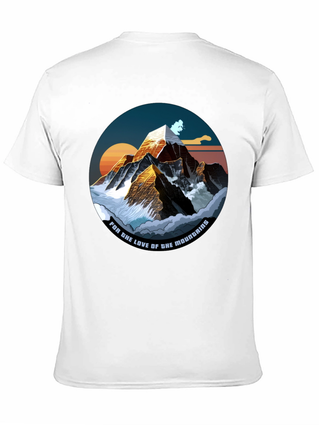 Mountain Love Graphic Tee - Black T-Shirt