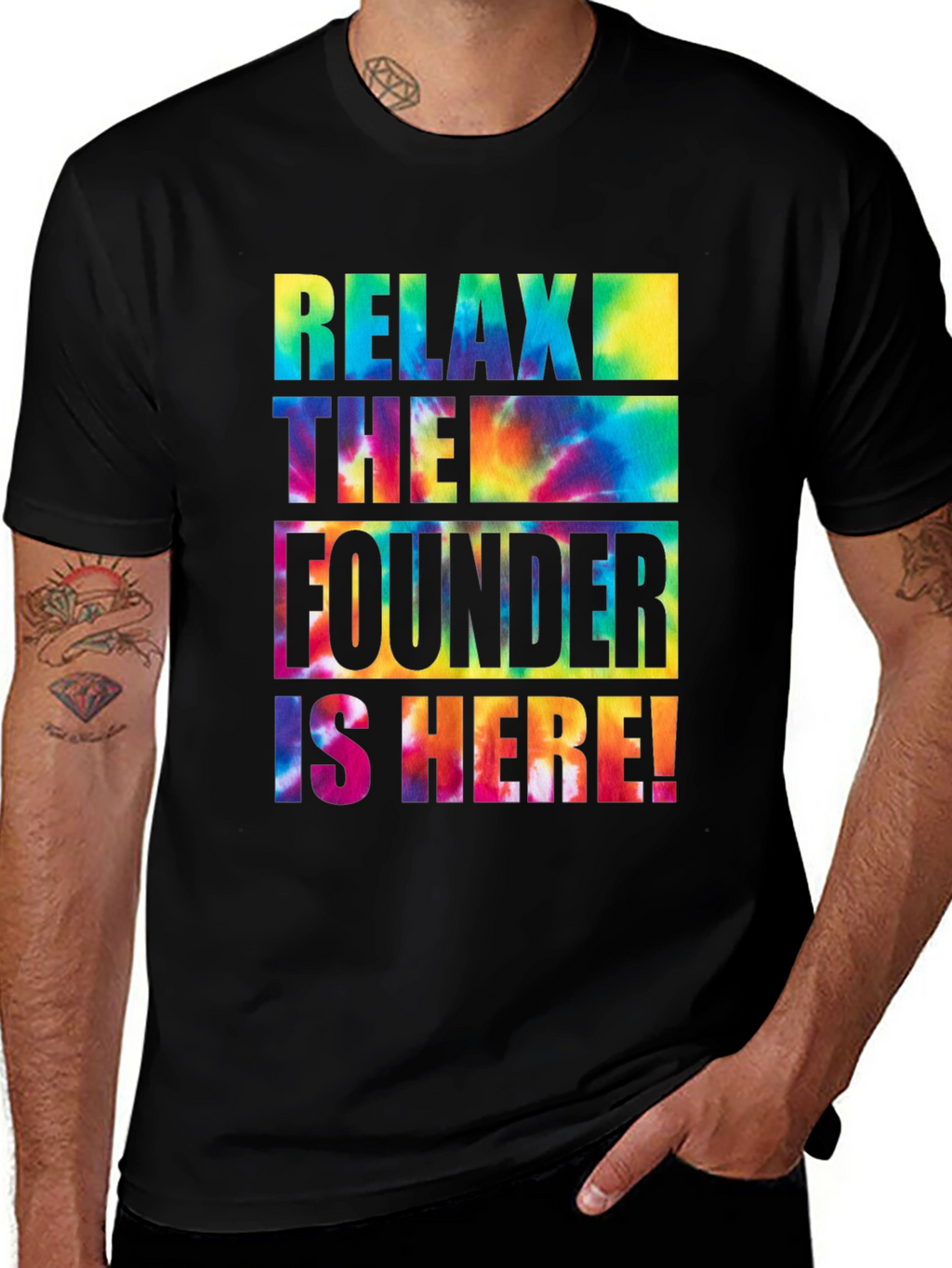 Relax The Founder is Here! T-Shirt