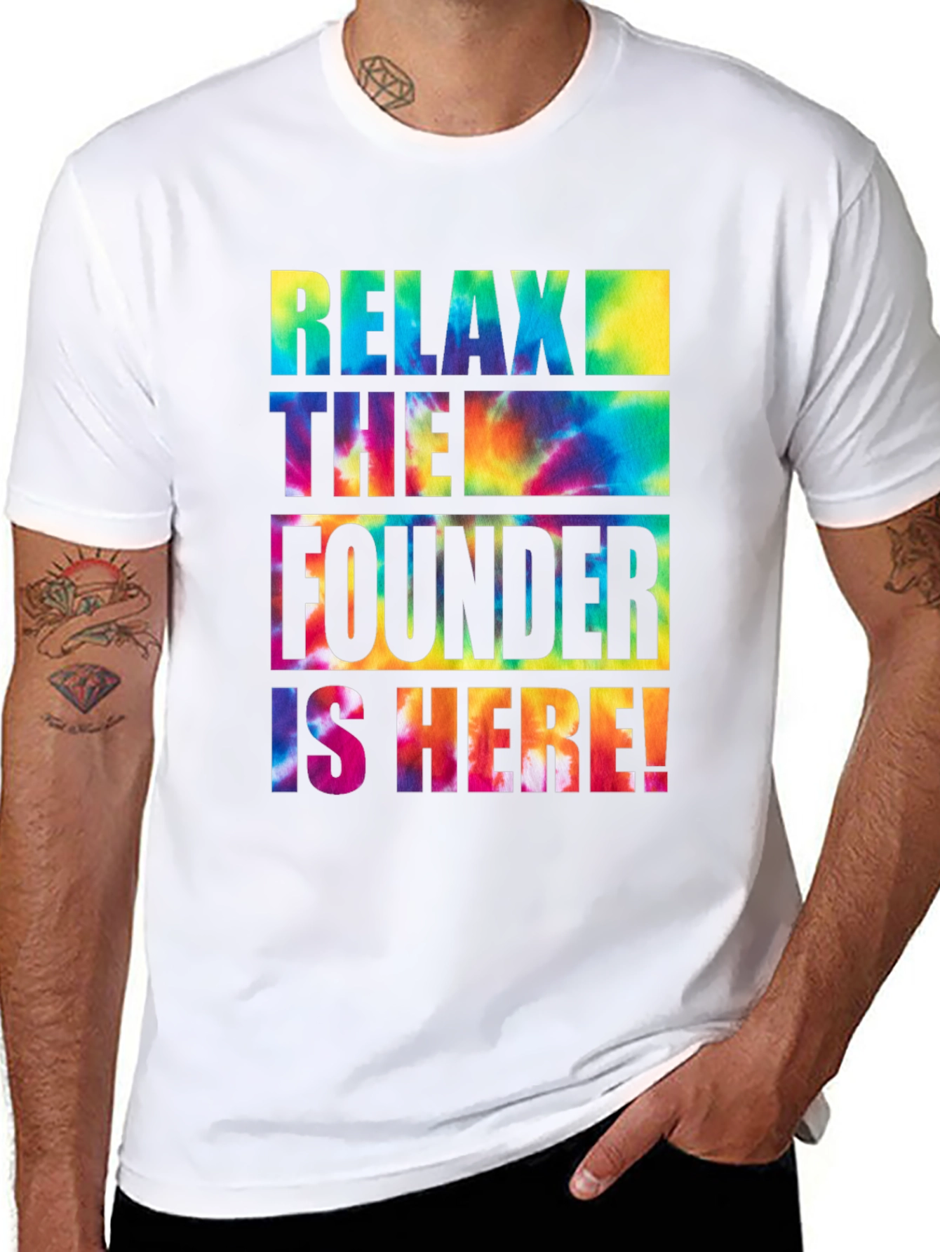 Relax The Founder is Here! T-Shirt