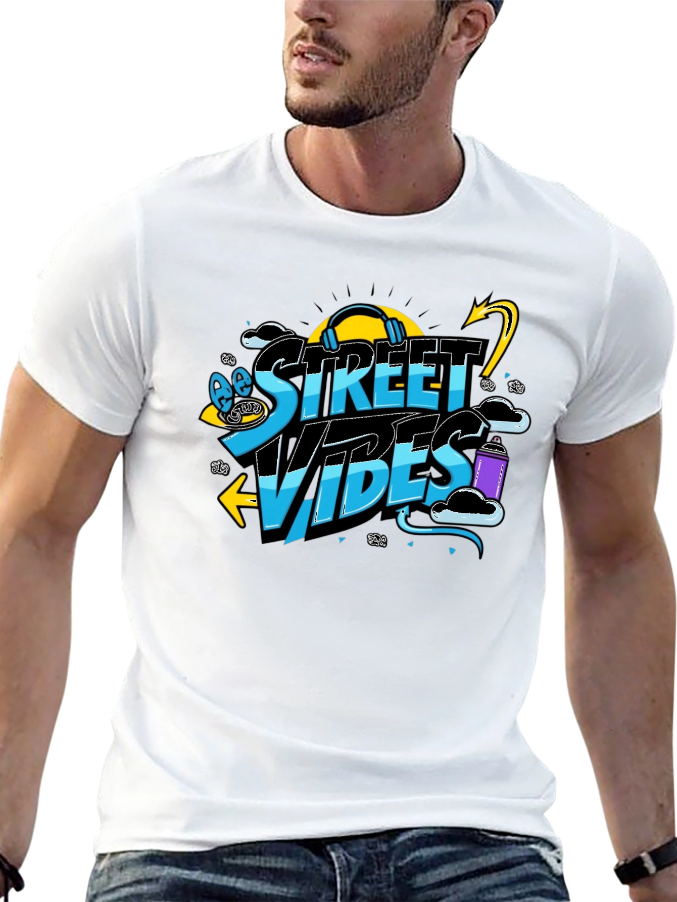 Street Vibes Graphic T-Shirt - Urban Style
