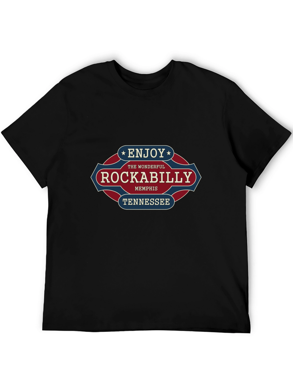 Rockabilly Memphis Tennessee Graphic T-Shirt