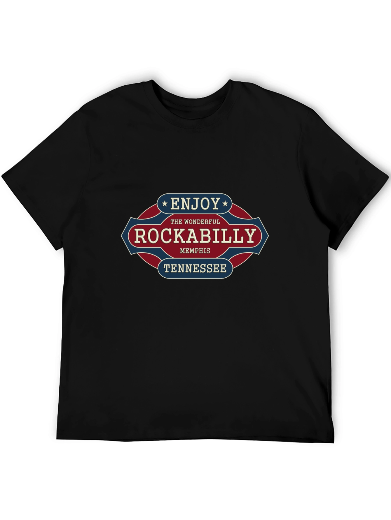 Rockabilly Memphis Tennessee Graphic T-Shirt