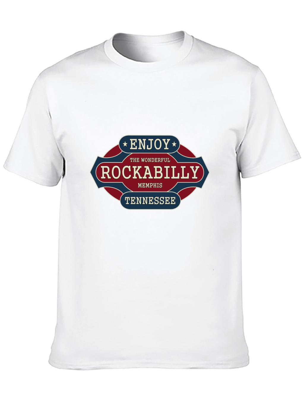 Rockabilly Memphis Tennessee Graphic T-Shirt