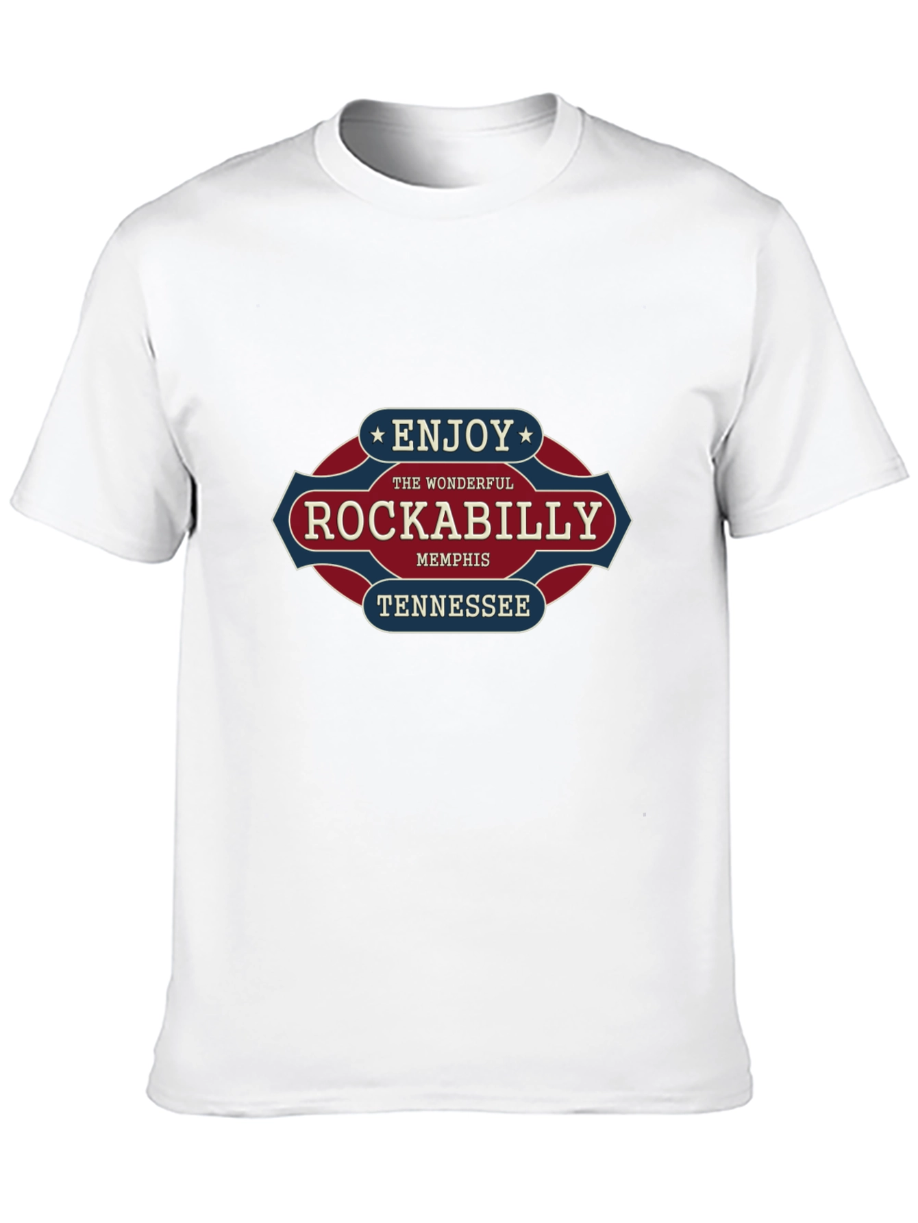 Rockabilly Memphis Tennessee Graphic T-Shirt