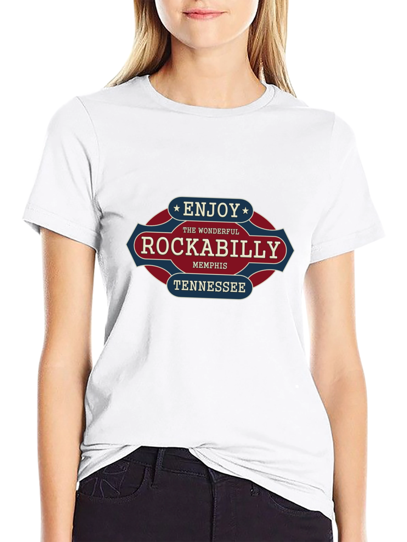 Rockabilly Memphis Tennessee Graphic T-Shirt