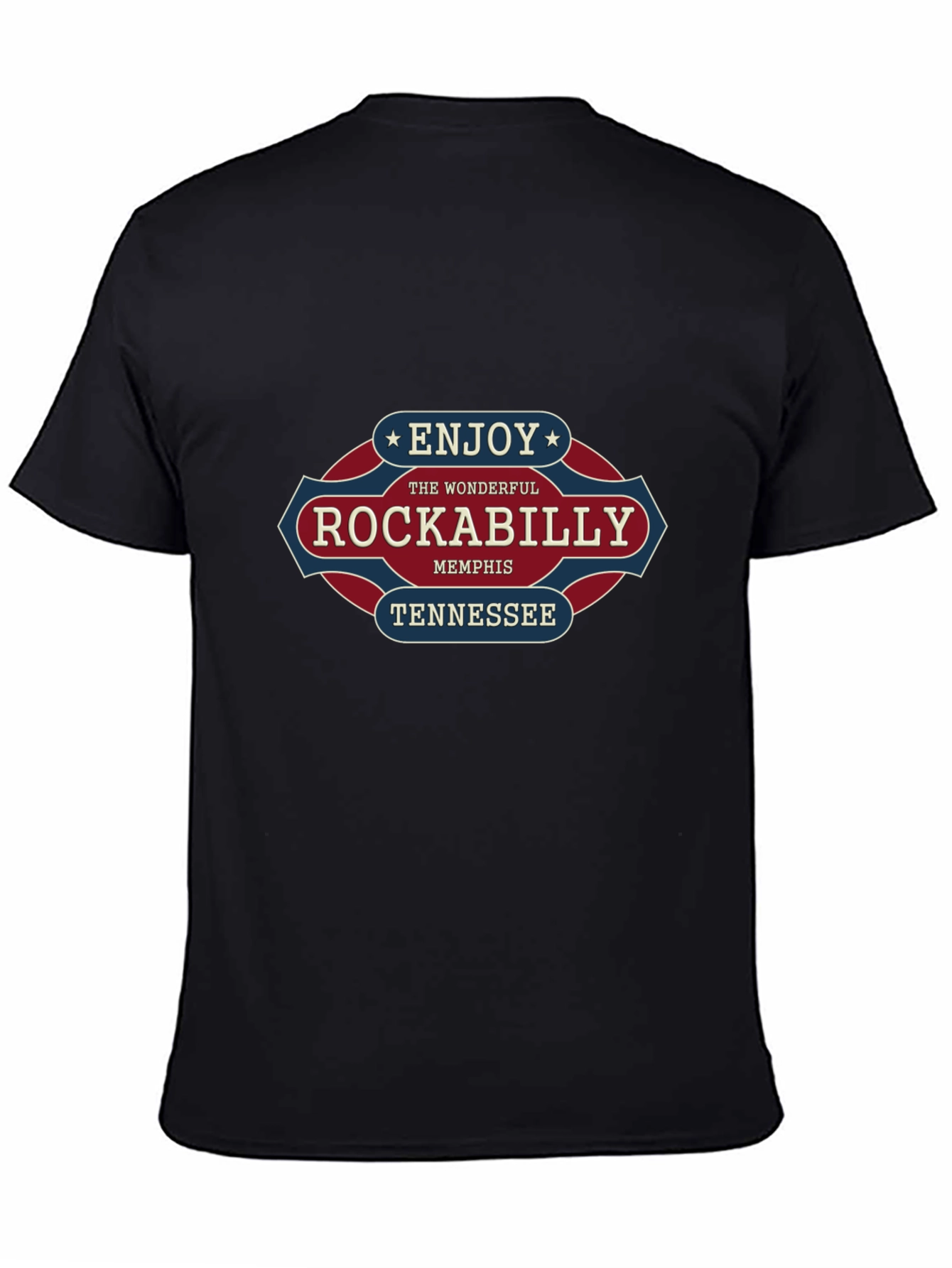 Rockabilly Memphis Tennessee Graphic T-Shirt