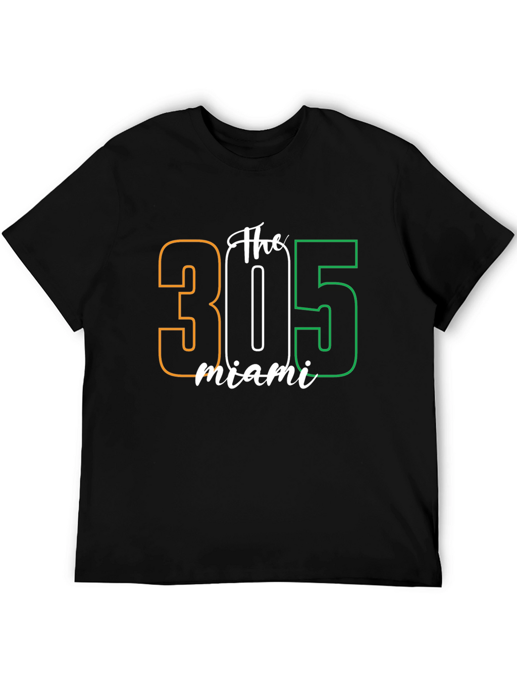Miami 305 Graphic Tee - Soft Cotton T-Shirt