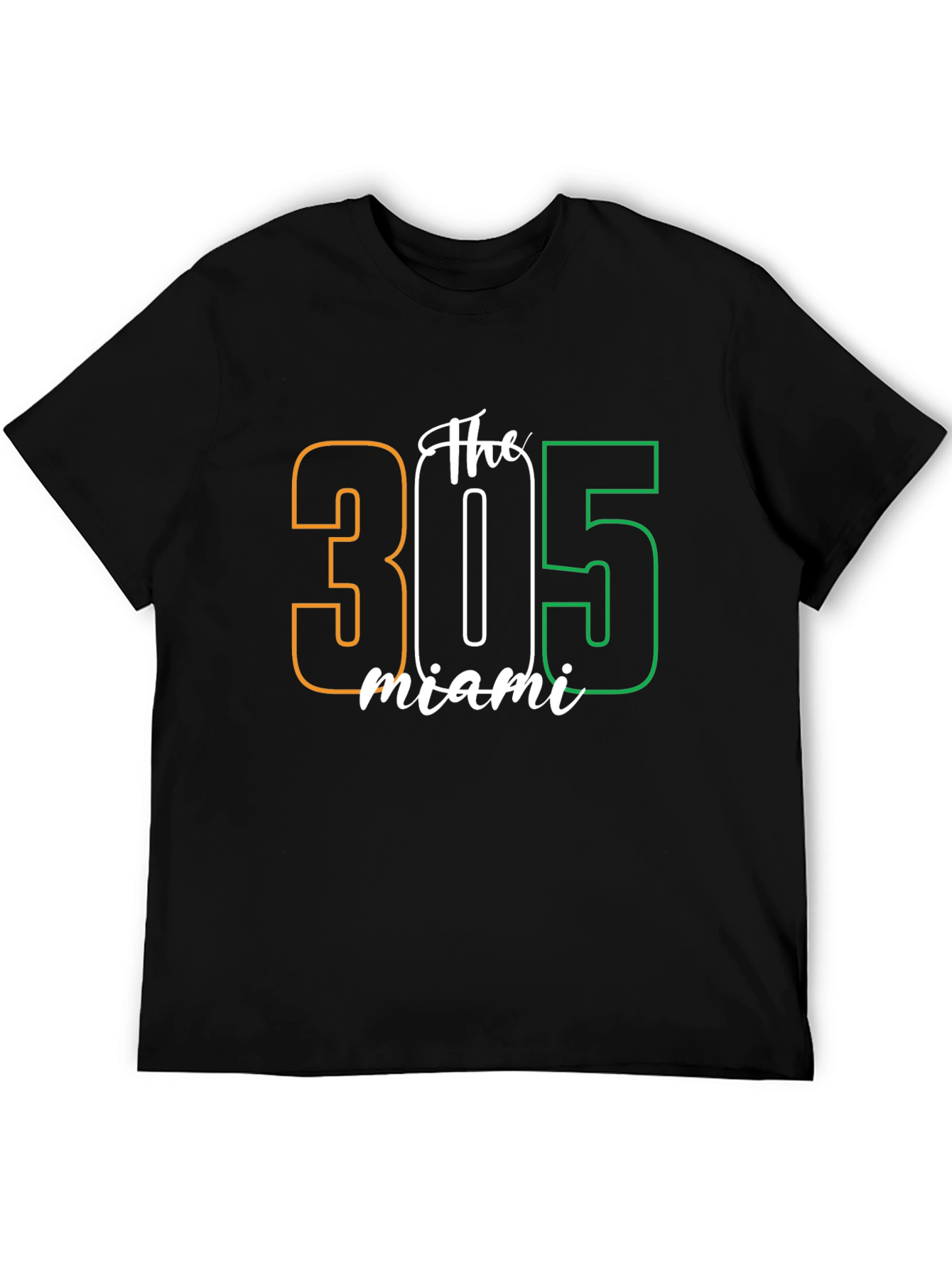 Miami 305 Graphic Tee - Soft Cotton T-Shirt