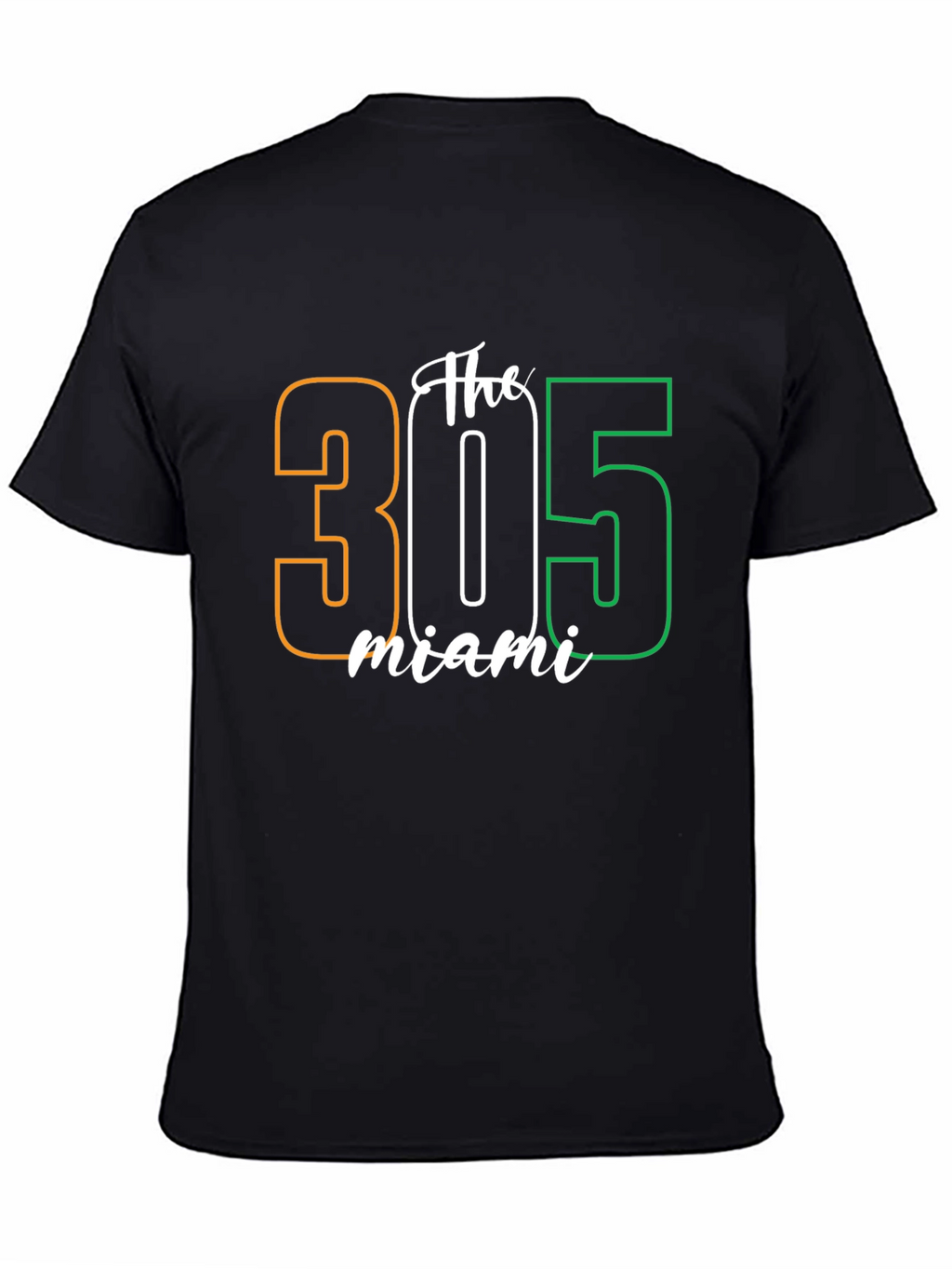 Miami 305 Graphic Tee - Soft Cotton T-Shirt