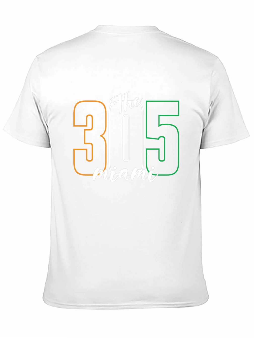 Miami 305 Graphic Tee - Soft Cotton T-Shirt