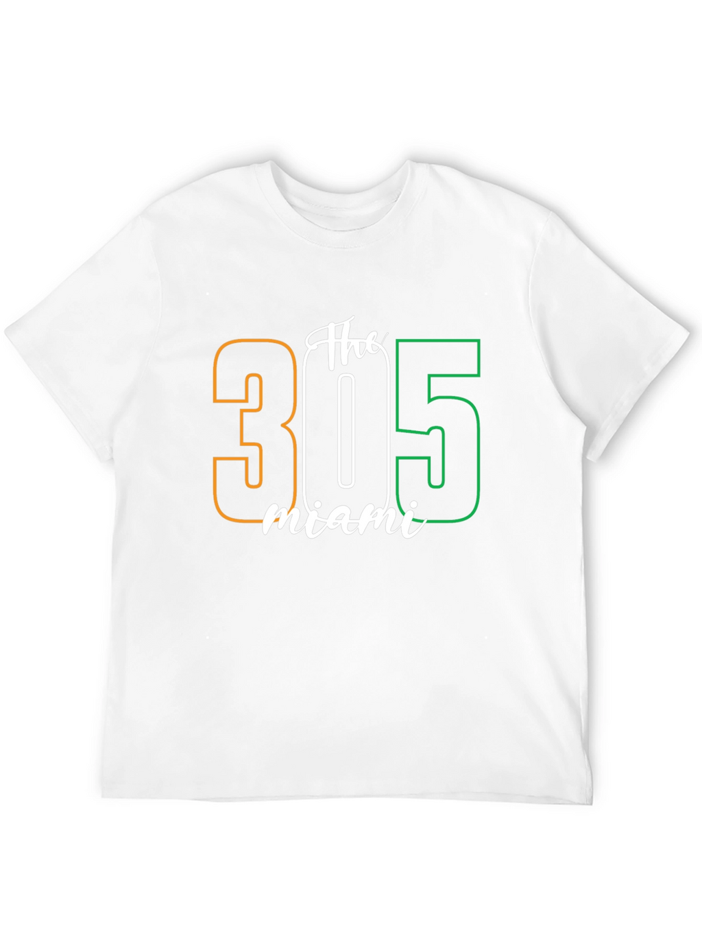 Miami 305 Graphic Tee - Soft Cotton T-Shirt