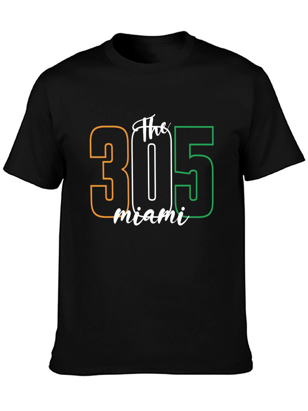 Miami 305 Graphic Tee - Soft Cotton T-Shirt