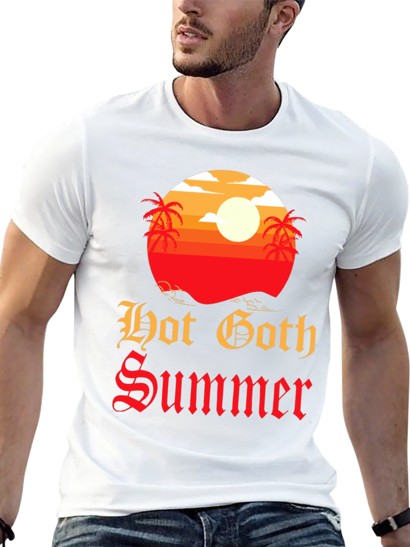Hot Goth Summer T-Shirt - Graphic Tee