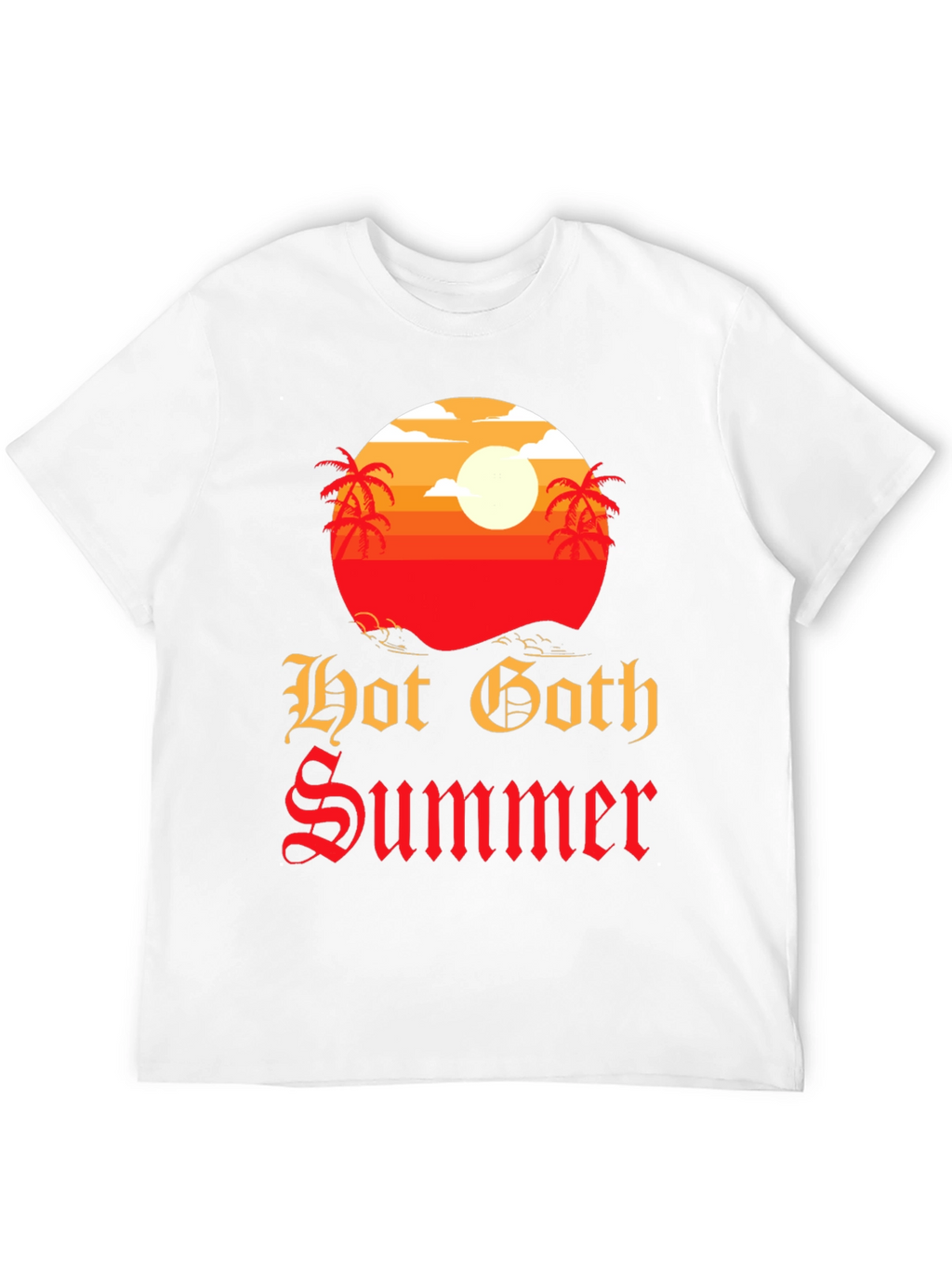 Hot Goth Summer T-Shirt - Graphic Tee