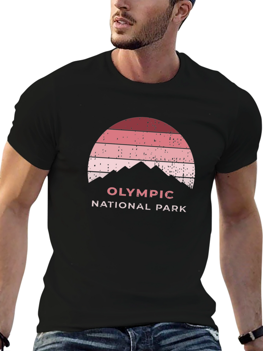 Olympic National Park Sunset Tee