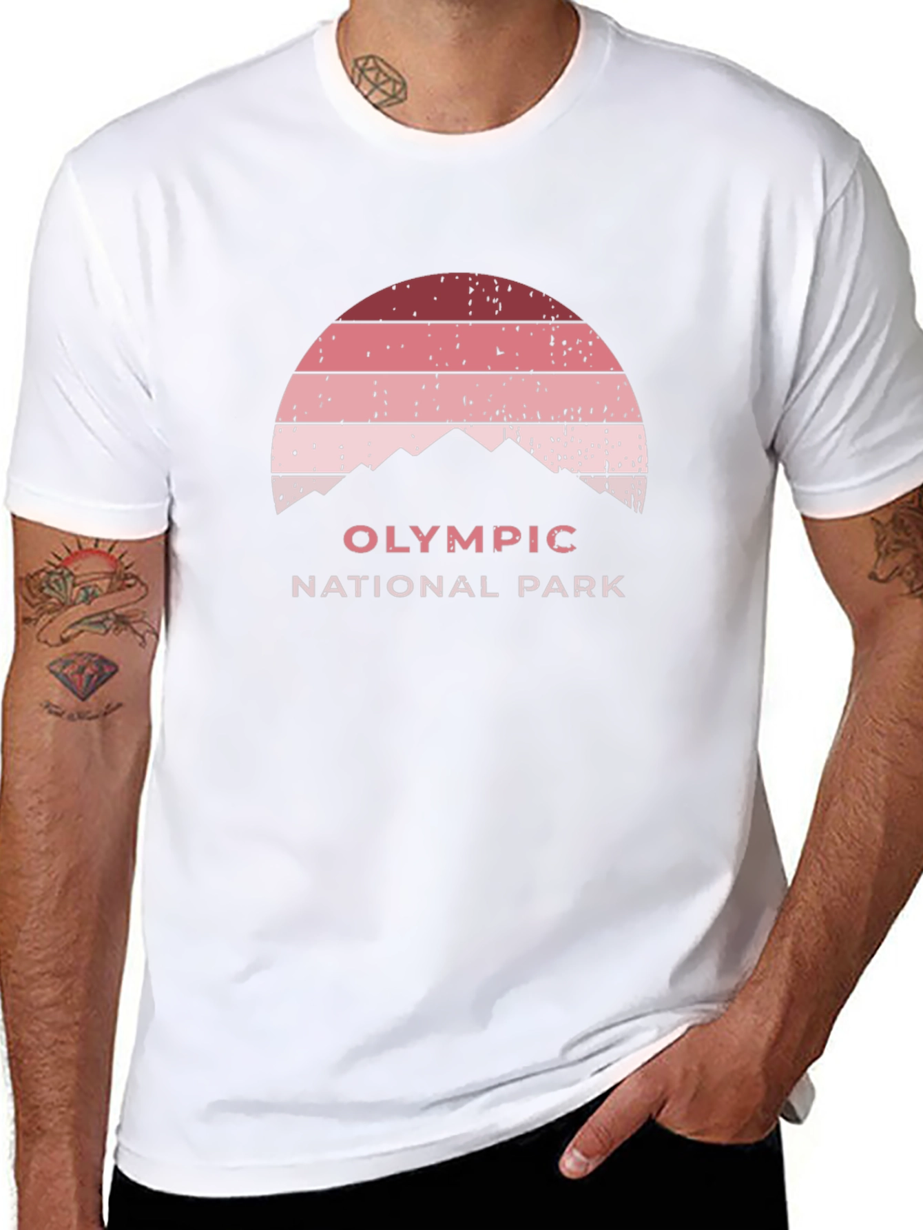 Olympic National Park Sunset Tee