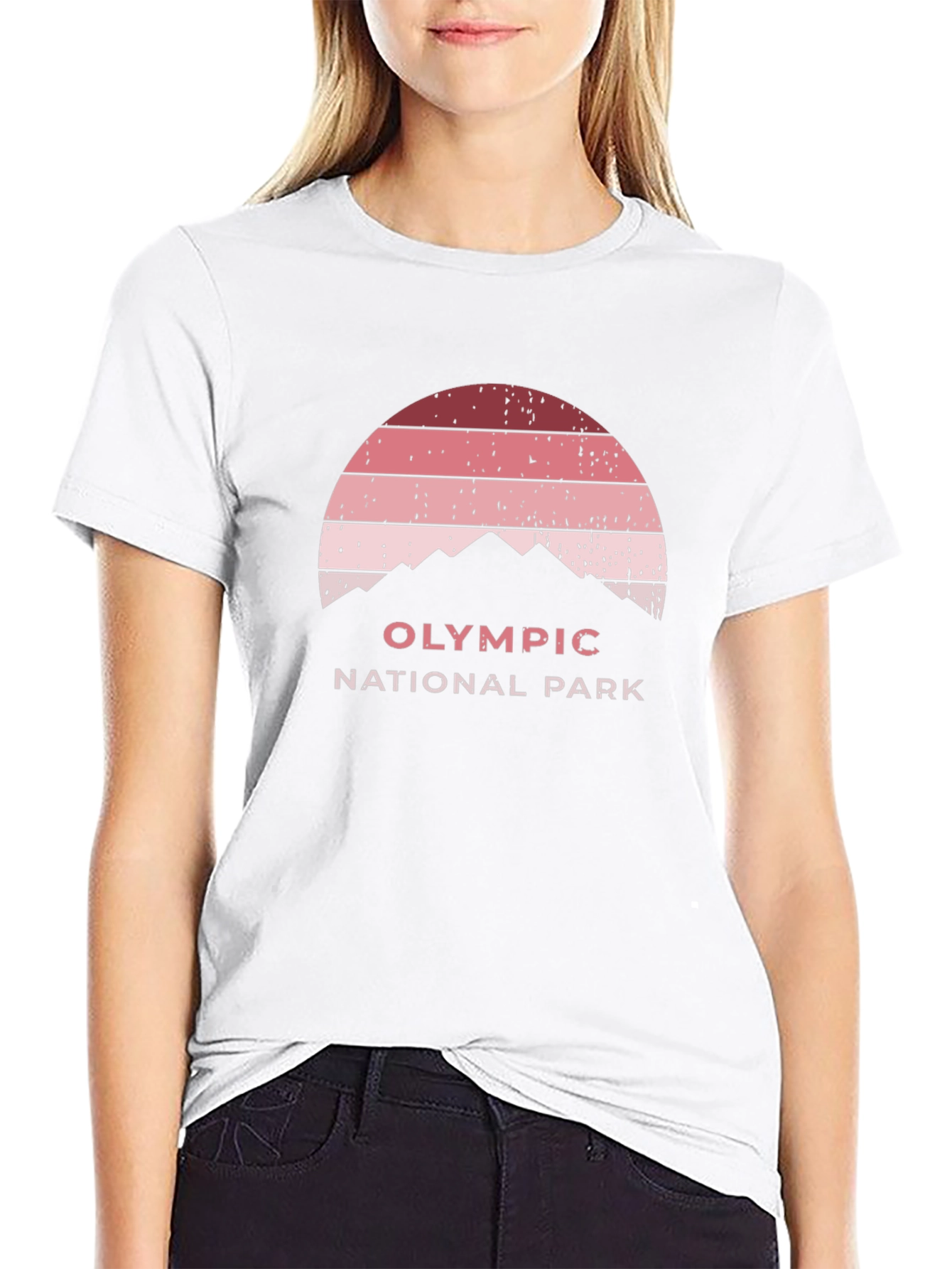 Olympic National Park Sunset Tee