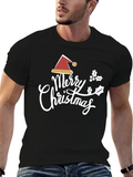 Merry Christmas Graphic Tee Shirt