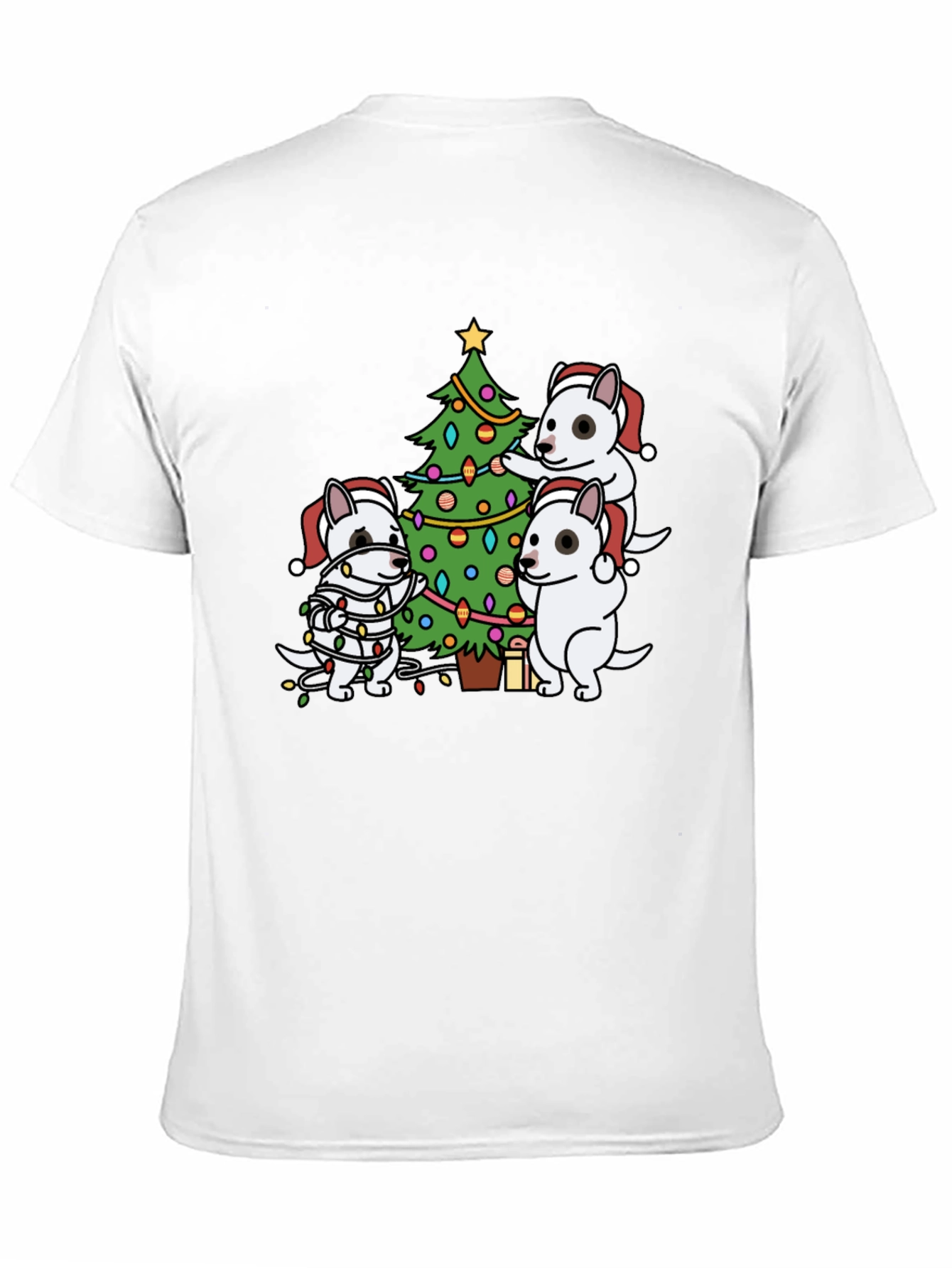 Festive Dog Christmas Tree T-Shirt