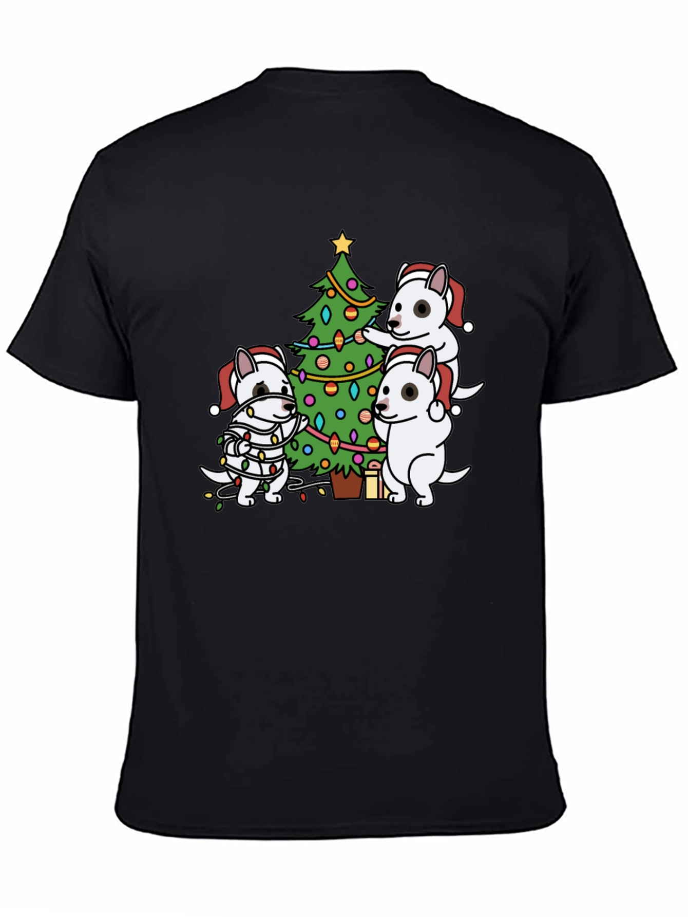 Festive Dog Christmas Tree T-Shirt