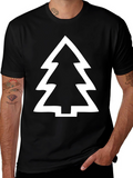 Modern Tree Graphic T-Shirt