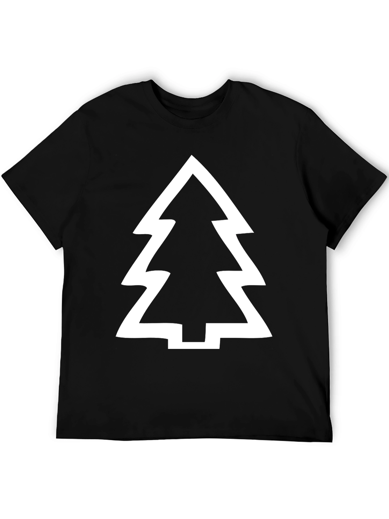 Modern Tree Graphic T-Shirt