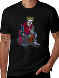 Clown Chainsaw Graphic Tee - Bold Streetwear Style