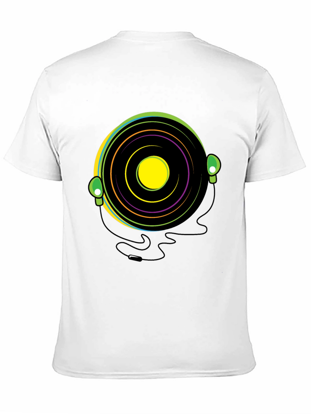 Groovy Vinyl Record Headphone T-Shirt