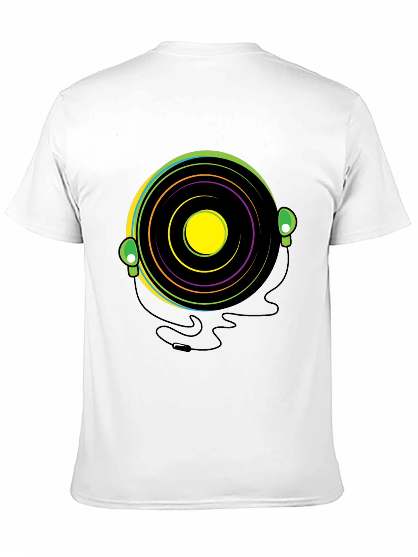 Groovy Vinyl Record Headphone T-Shirt
