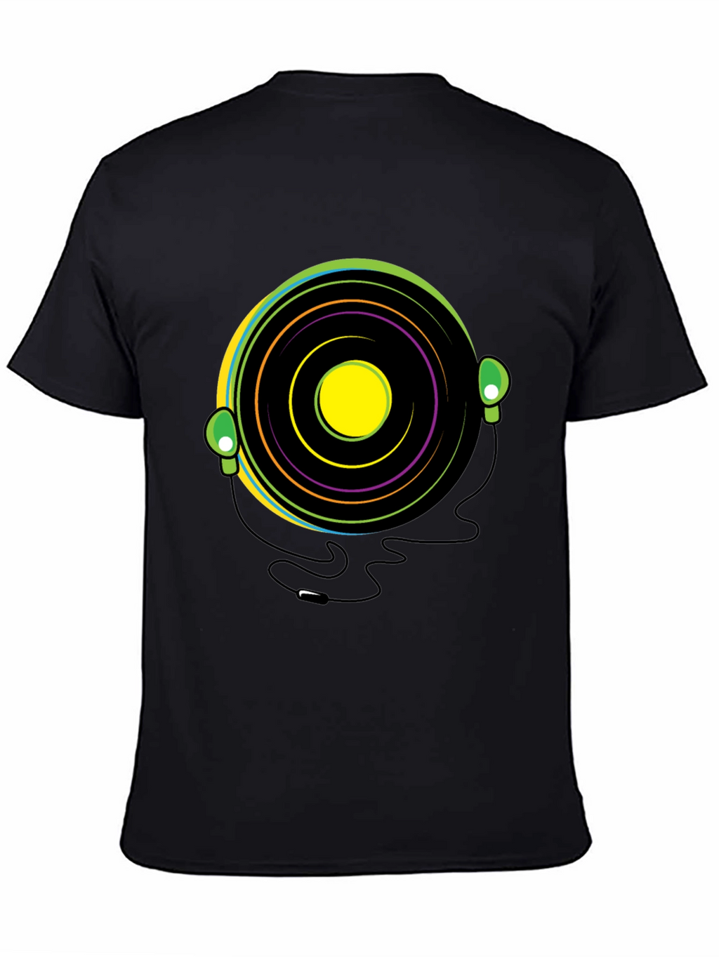 Groovy Vinyl Record Headphone T-Shirt