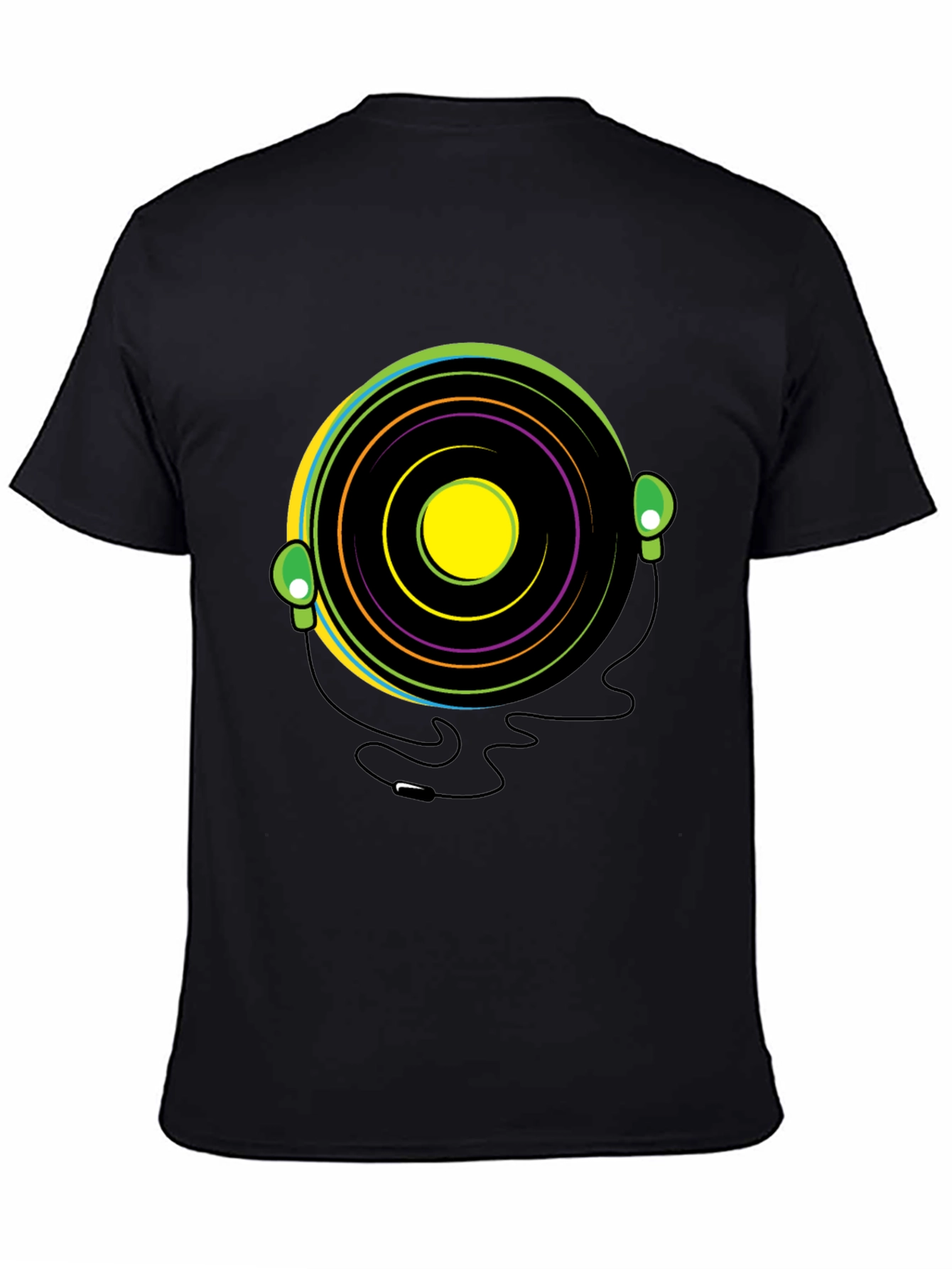 Groovy Vinyl Record Headphone T-Shirt