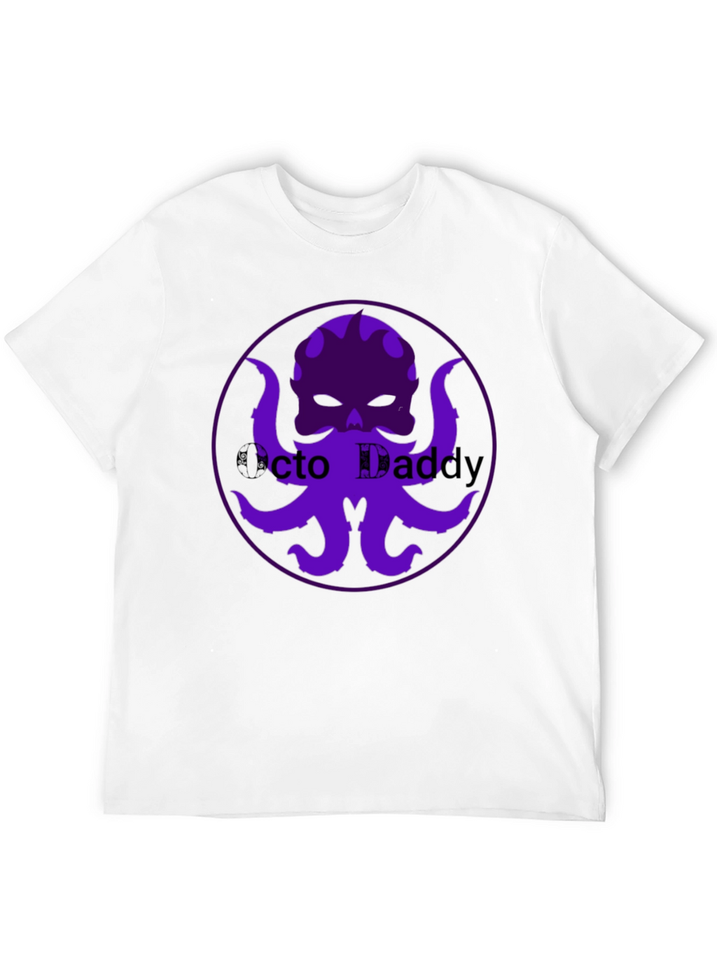 Octo Daddy Graphic T-Shirt - Black