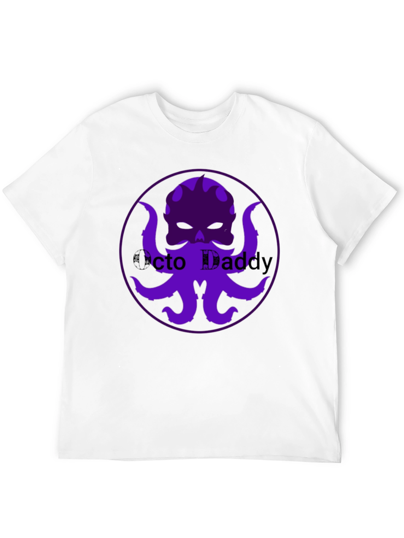 Octo Daddy Graphic T-Shirt - Black