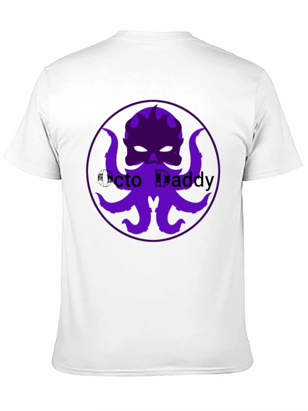 Octo Daddy Graphic T-Shirt - Black