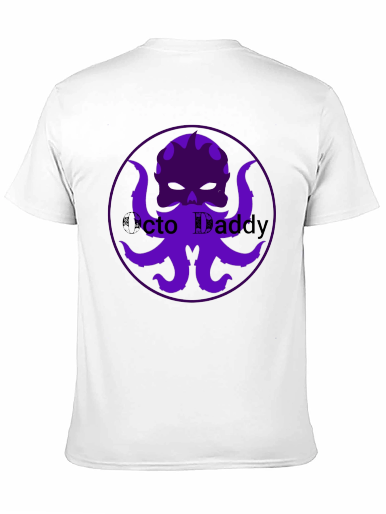 Octo Daddy Graphic T-Shirt - Black