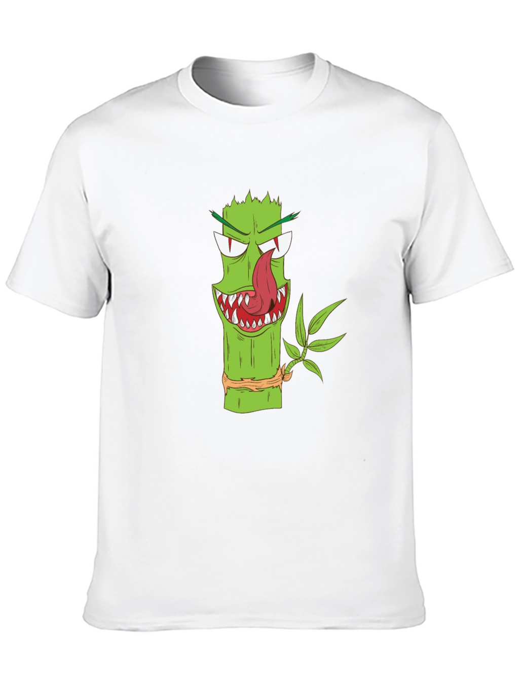 Monster Bamboo Graphic Tee - Unique Design