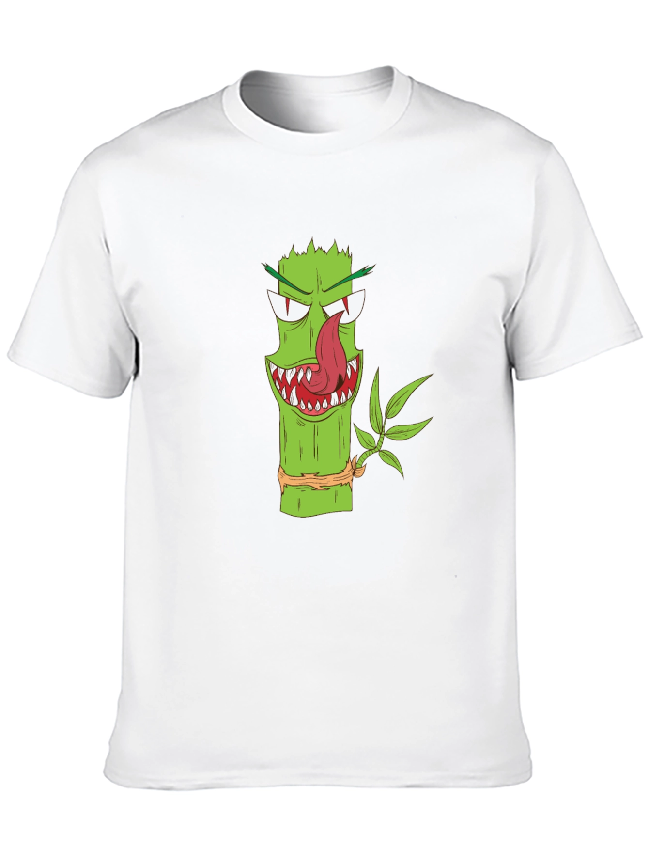 Monster Bamboo Graphic Tee - Unique Design