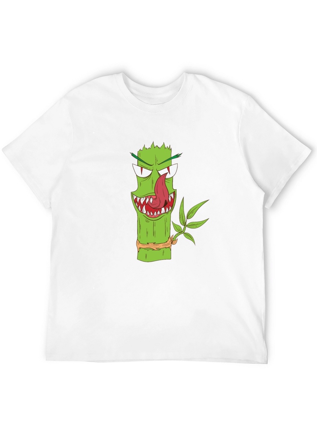 Monster Bamboo Graphic Tee - Unique Design