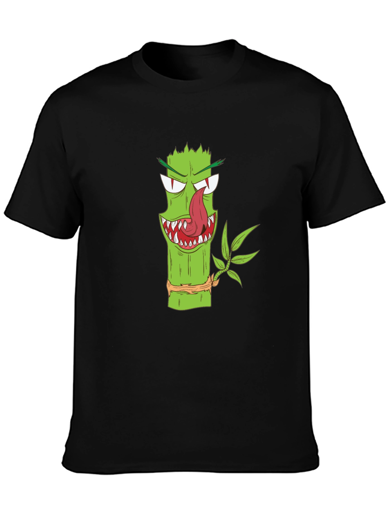 Monster Bamboo Graphic Tee - Unique Design