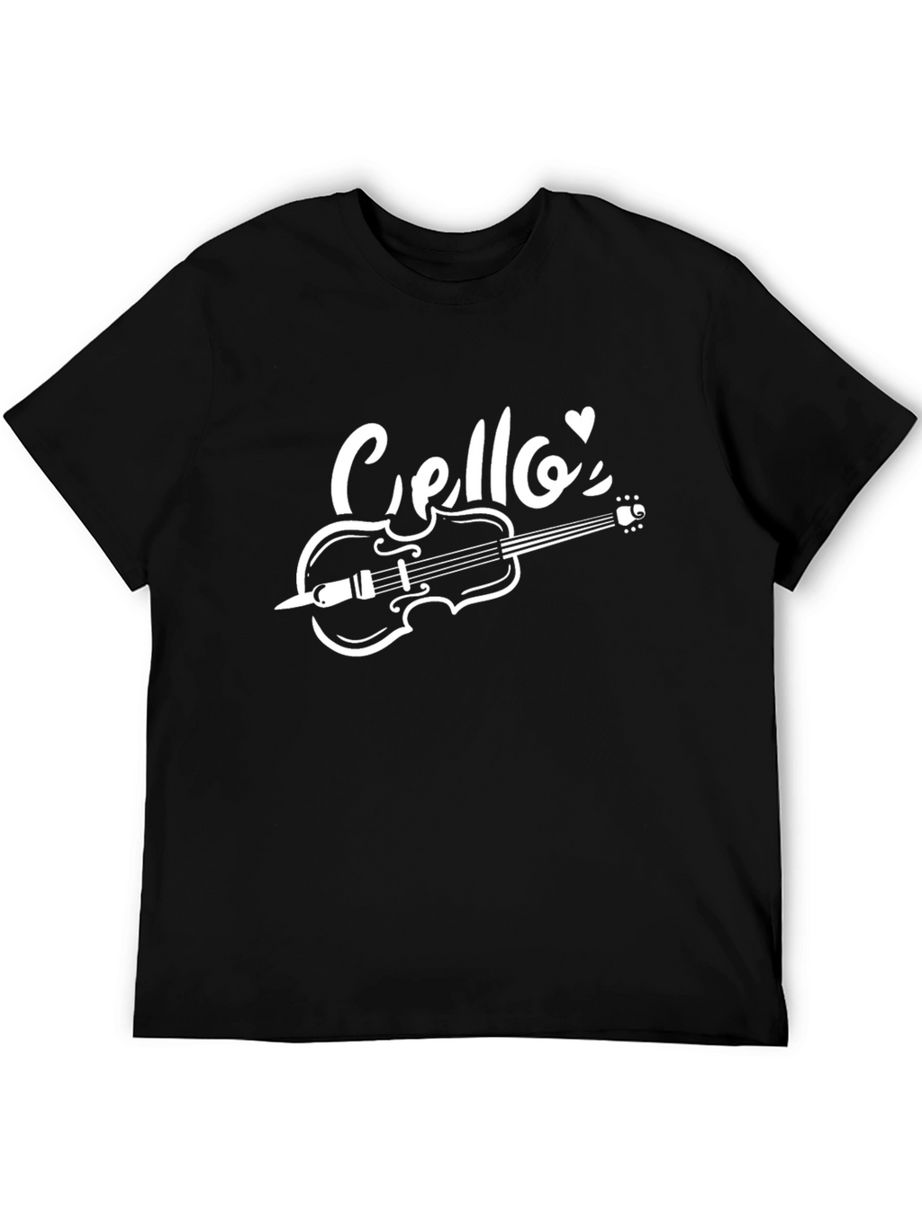 Cello Music T-Shirt - Black Graphic Tee