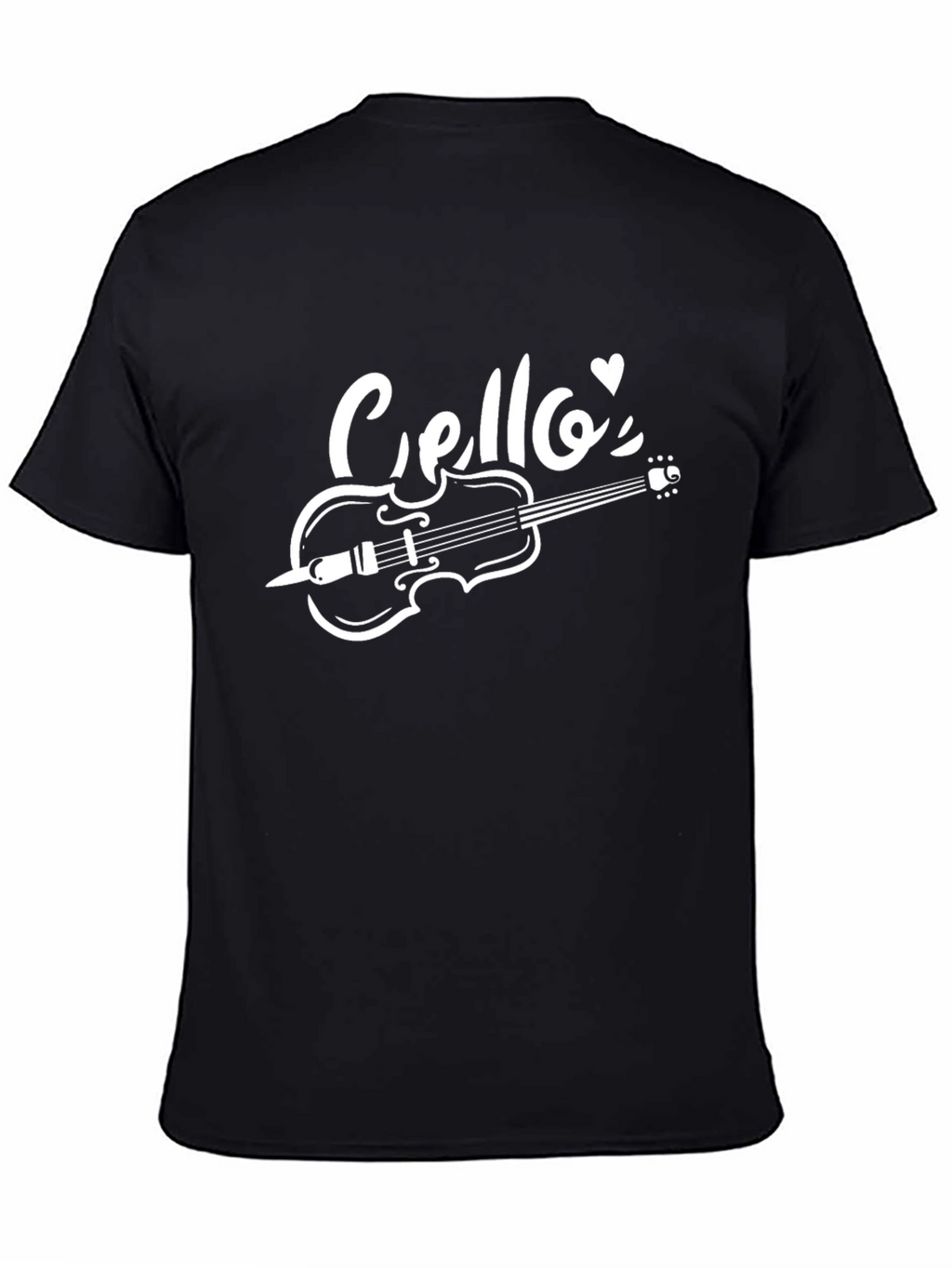 Cello Music T-Shirt - Black Graphic Tee