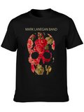 Mark Lanegan Band Floral Skull T-Shirt